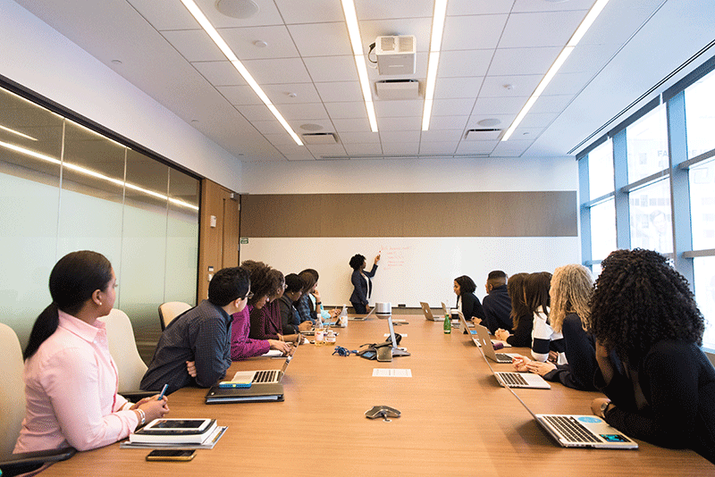 Woman creating coaching culture at work